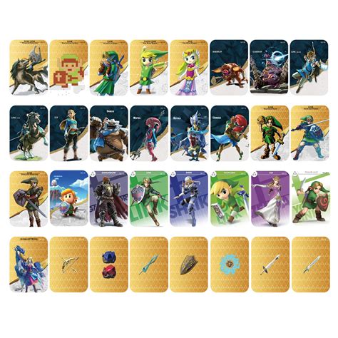 22 full set zelda nfc cards|amiibo zelda botw list.